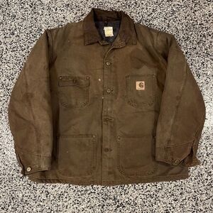 VINTAGE CHORE Carhartt Men's Dark Brown Field Jacket